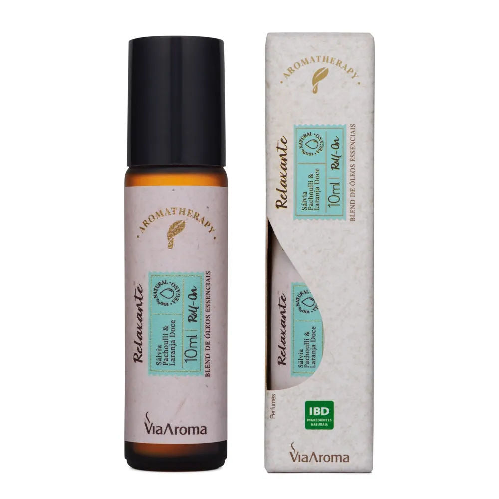 Roll-On Blend Óleos Essenciais Relaxante 10ml - Via Aroma