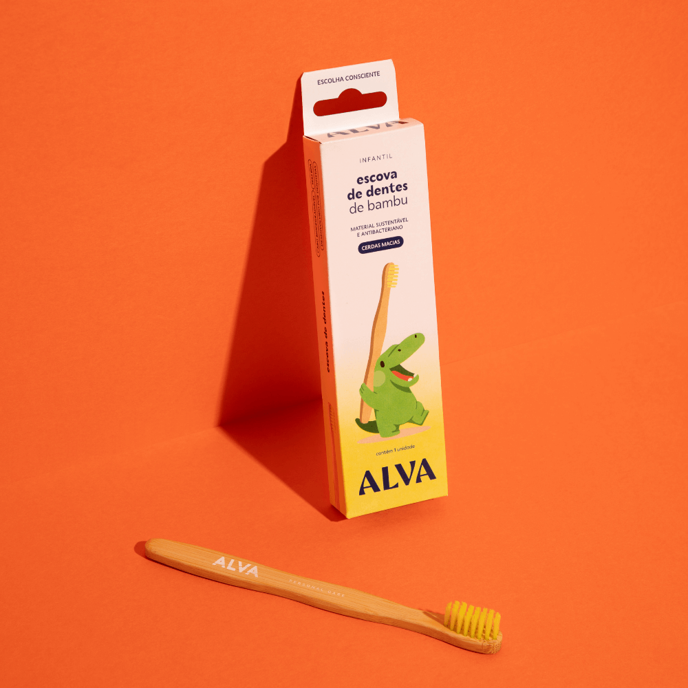 Escova de Dentes Bamboo Infantil Alva Personal Care