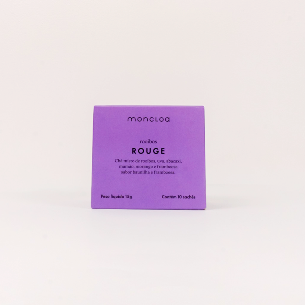 Chá Rouge Moncloa 15g – Caixa com 10 Sachês | Rooibos