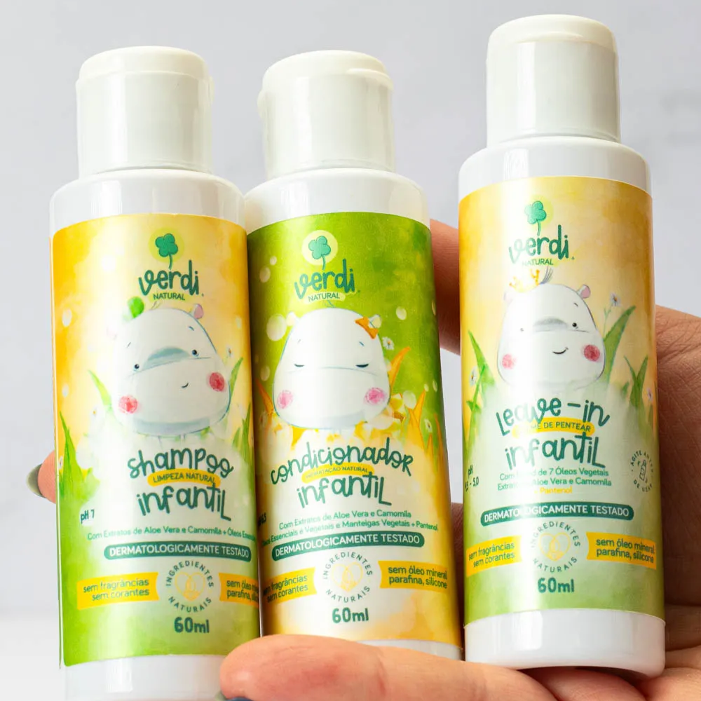 Kit Capilar Travel Verdi Natural – Aloe Vera & Óleos Essenciais