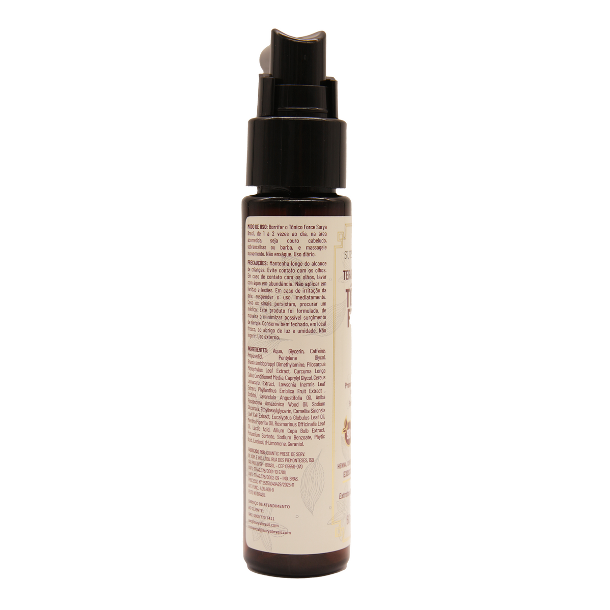 Tônico Force Capilar Surya Brasil 60ml - Crescimento e Antiqueda Sem Enxágue