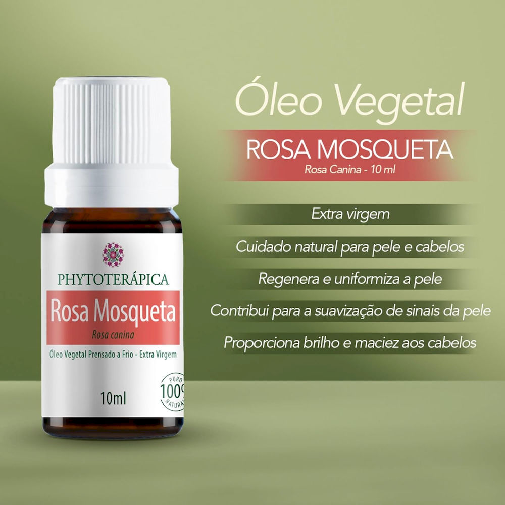 Óleo Vegetal de Rosa Mosqueta Phytoterápica 10ml