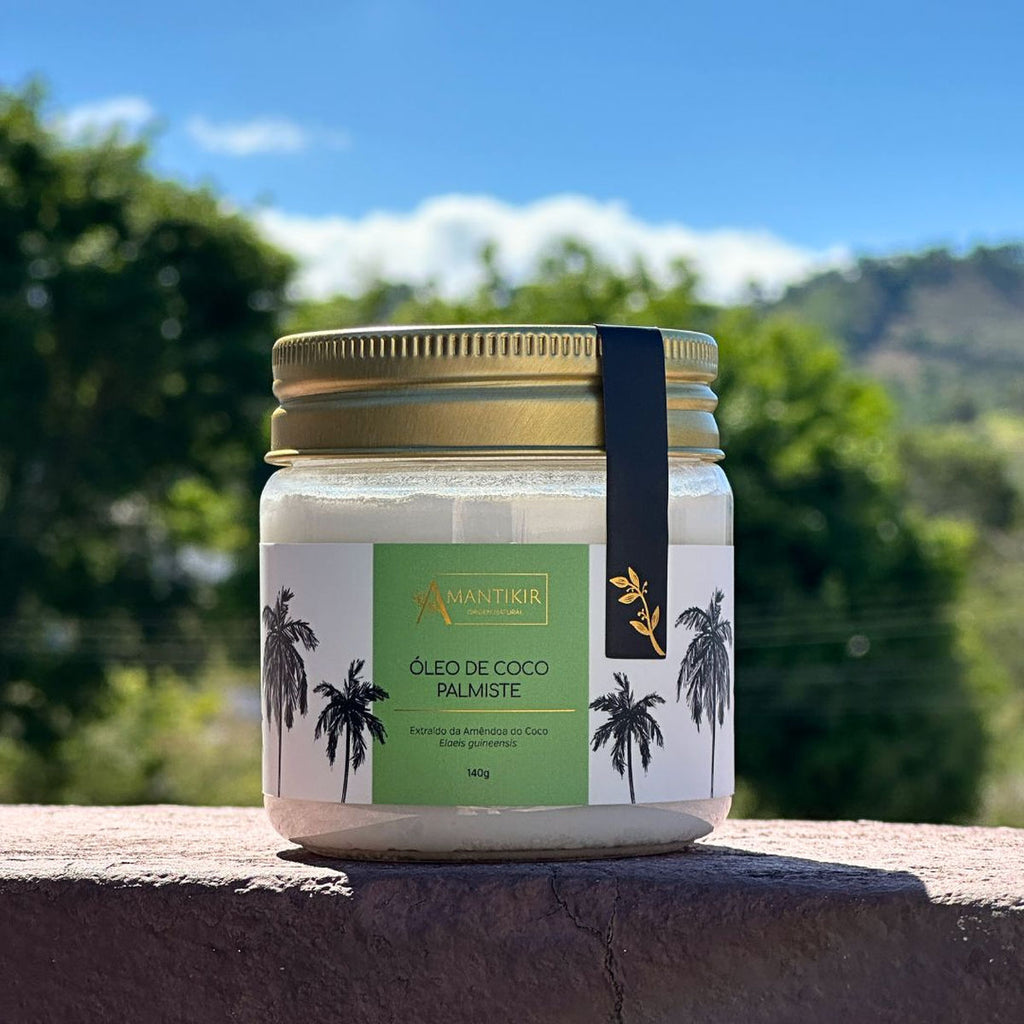 Óleo de Coco Palmiste Orgânico Amantikir 140g