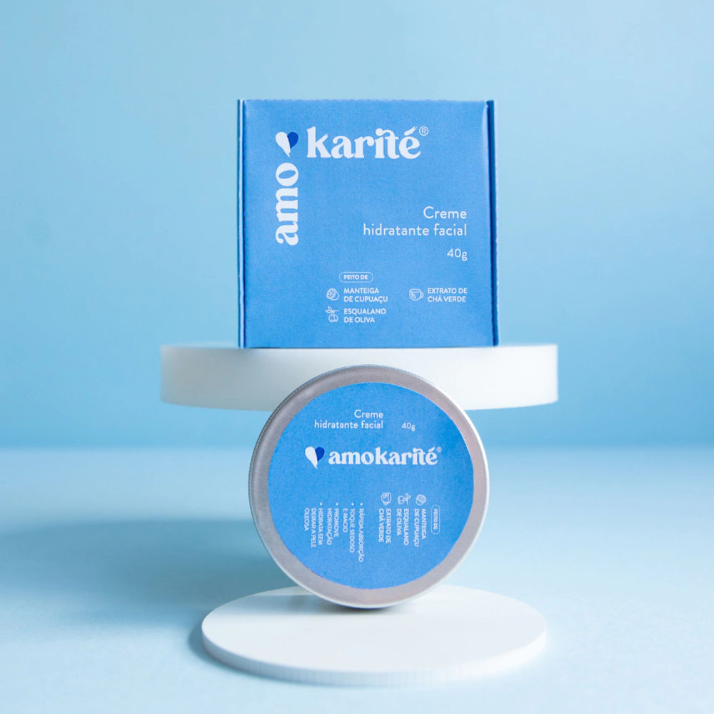 Creme Hidratante Facial Natural 40g - AmoKarité