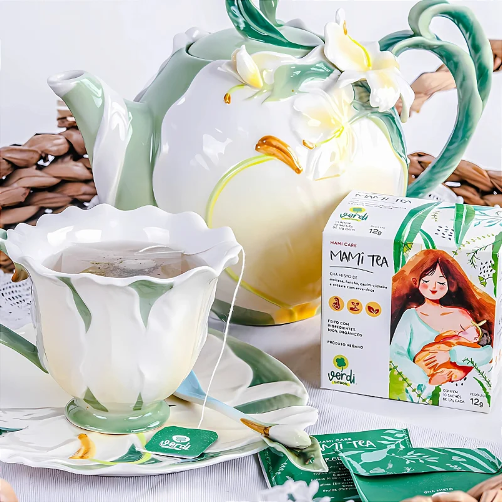 Chá para mamãe - Mami Tea com blend de ervas Verdi