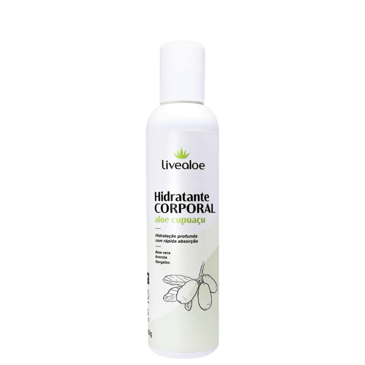Hidratante Corporal Aloe Cupuacu Livealoe 230g - Hidratante Intenso Natural