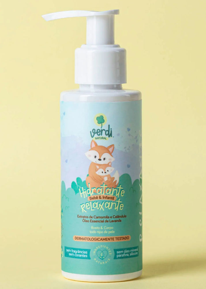 Hidratante para Bebê Relaxante Lavanda e Camomila 110g - Verdi