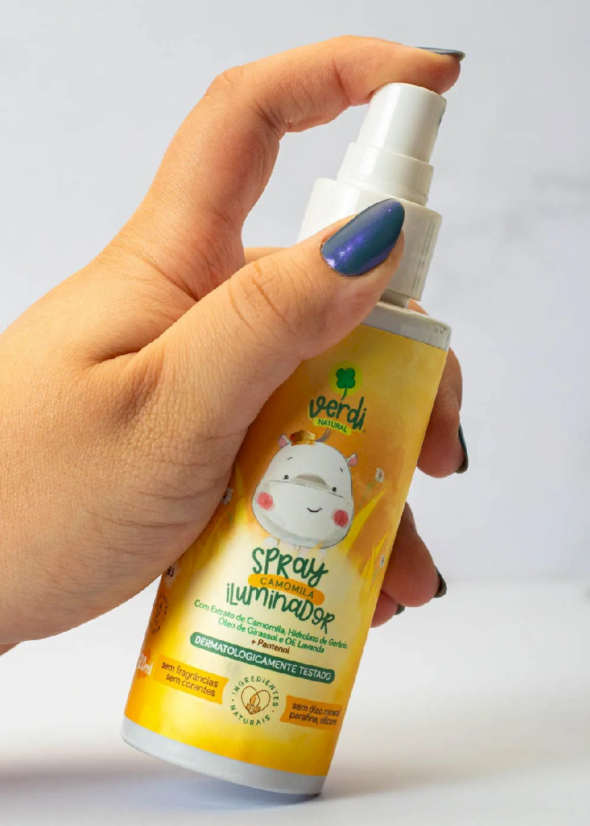 Spray Clareador de Cabelo com Camomila e Pantenol Verdi Natural