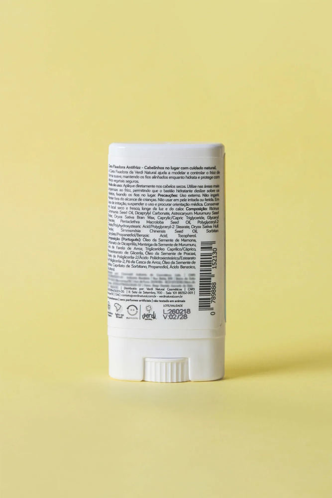 Cera Fixadora Antifrizz Infantil Natural - Verdi Natural