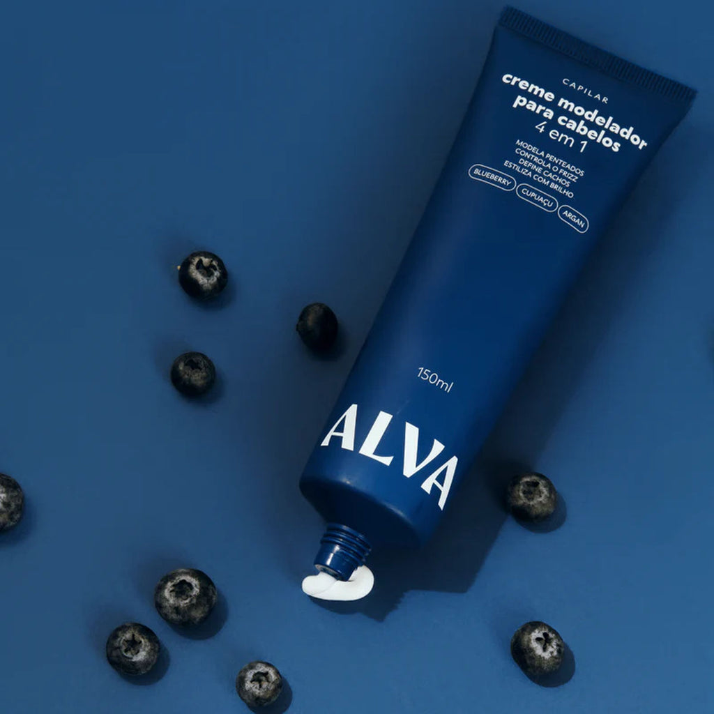 Creme Modelador Para Cabelos 4 em 1 Alva 150ml