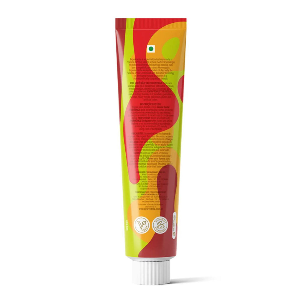 Creme Dental Ayurvédico Sem Flúor Cinnamon
