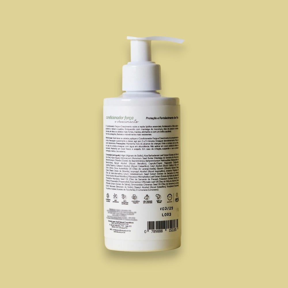 Condicionador Natural para Força e Crescimento Capilar Verdi 200ml