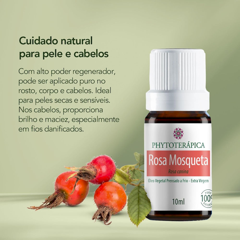Óleo Vegetal de Rosa Mosqueta Phytoterápica 10ml