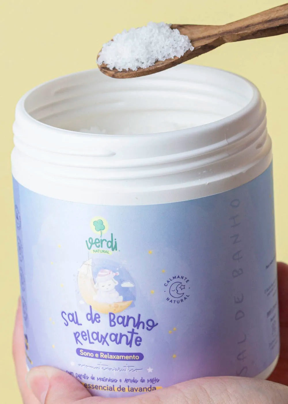 Sal de Banho Relaxante com Sal de Magnésio Verdi Natura 500ml