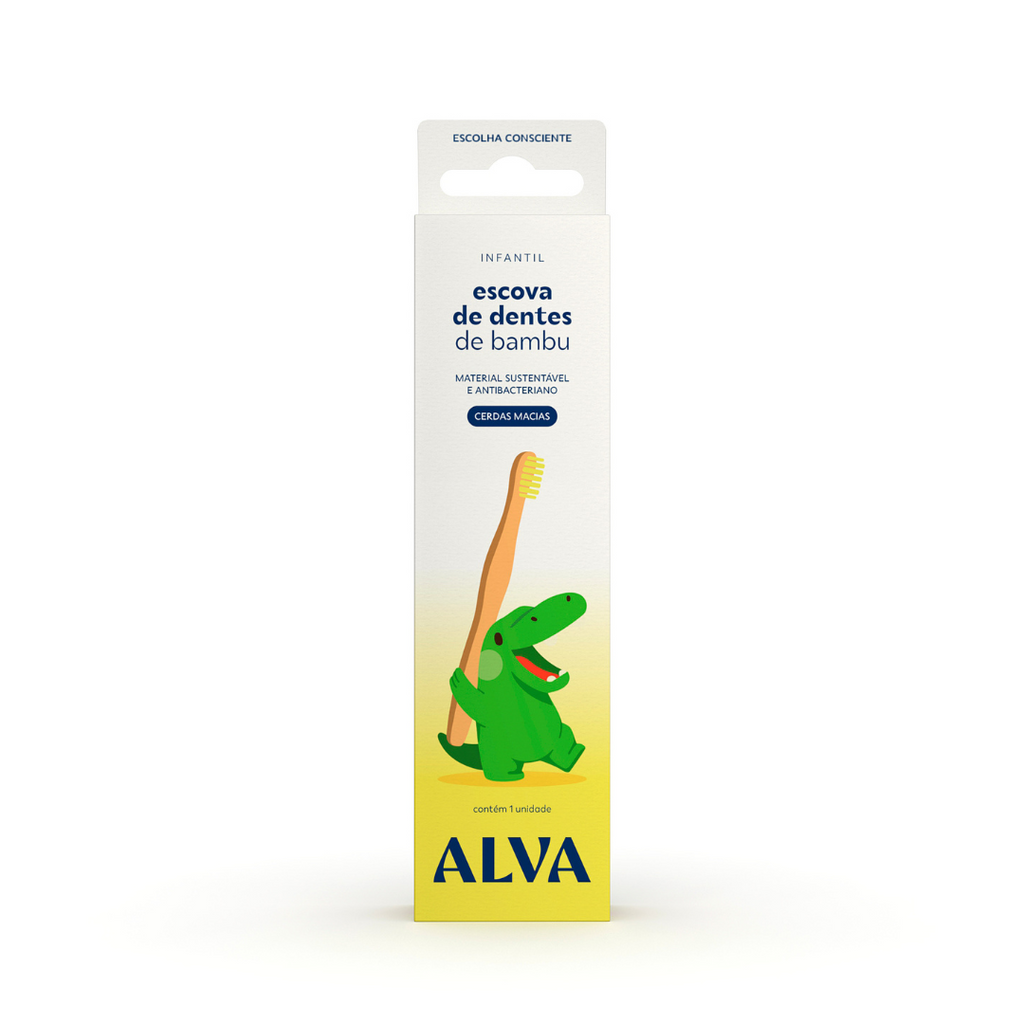 Escova de Dentes Bamboo Infantil Alva Personal Care