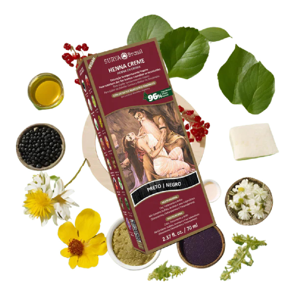 Henna Creme Preto Surya Brasil 70 ml