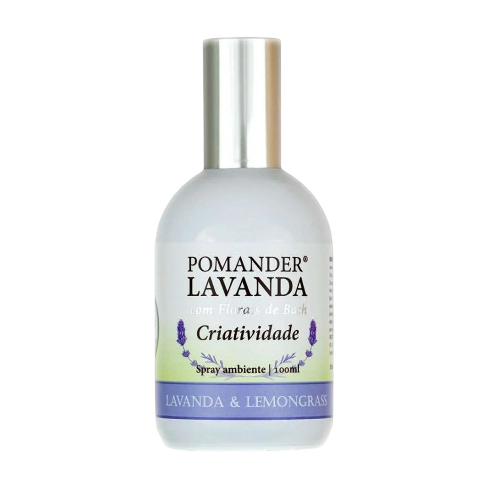 Spray Ambiente Lavanda e Lemongrass Criatividade 100ml - Pomander