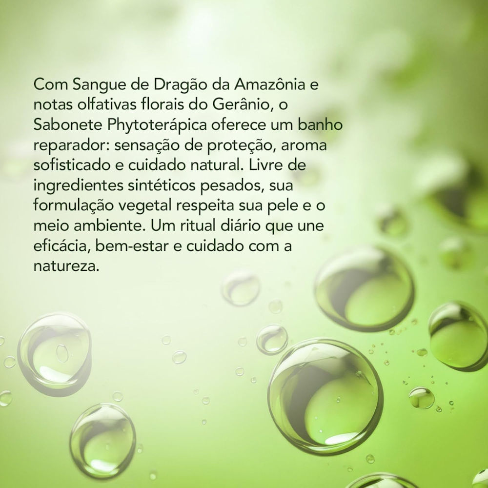 Sabonete Vegetal Sangue de Dragão & Gerânio Phytoterápica 100g