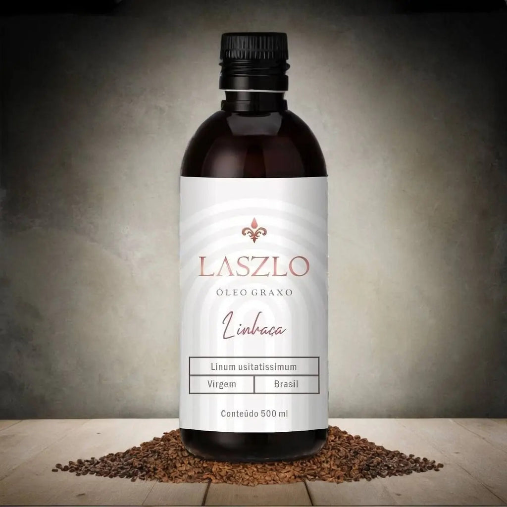 Óleo Vegetal Graxo de Linhaça Extravirgem Laszlo 500ml
