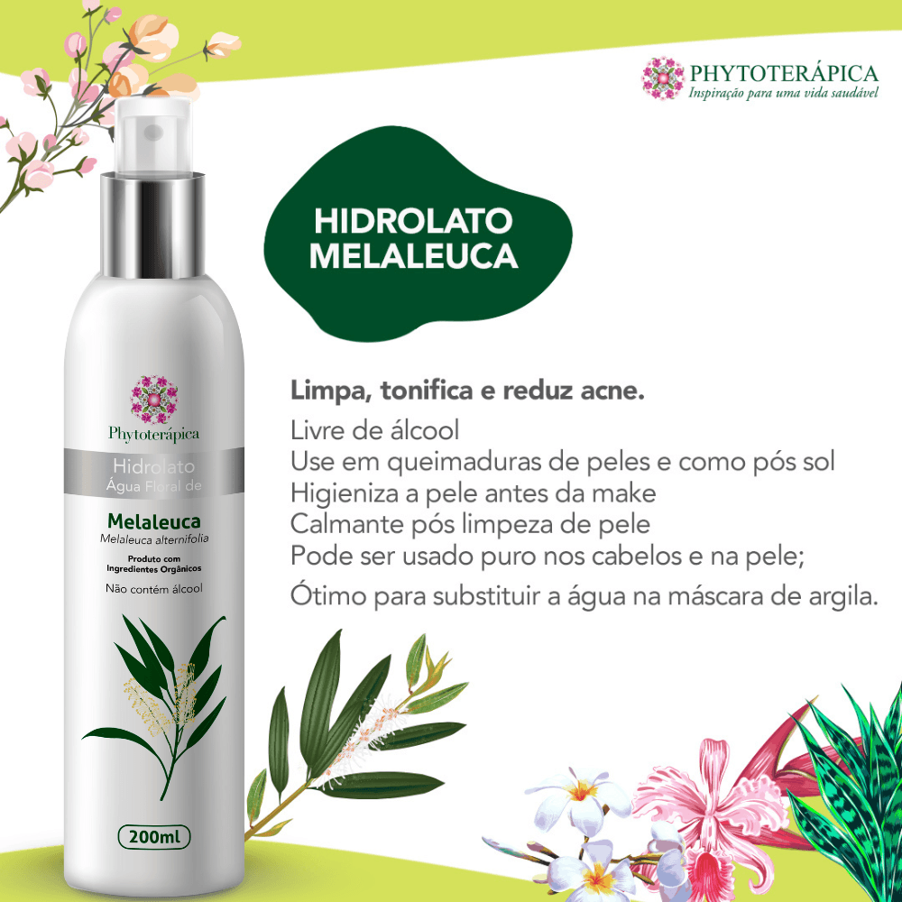HIDROLATO DE MELALEUCA 200 ML Phytoterápica