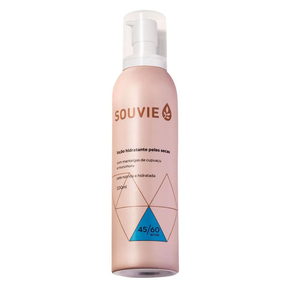 Loção Hidratante Peles Secas 45+ Souvie 200ml
