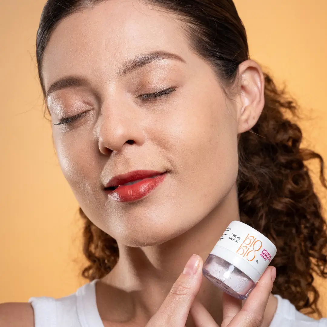 BioBio Po Facial Translucido Sunnature FPS42 Protecao Solar Mineral 8g