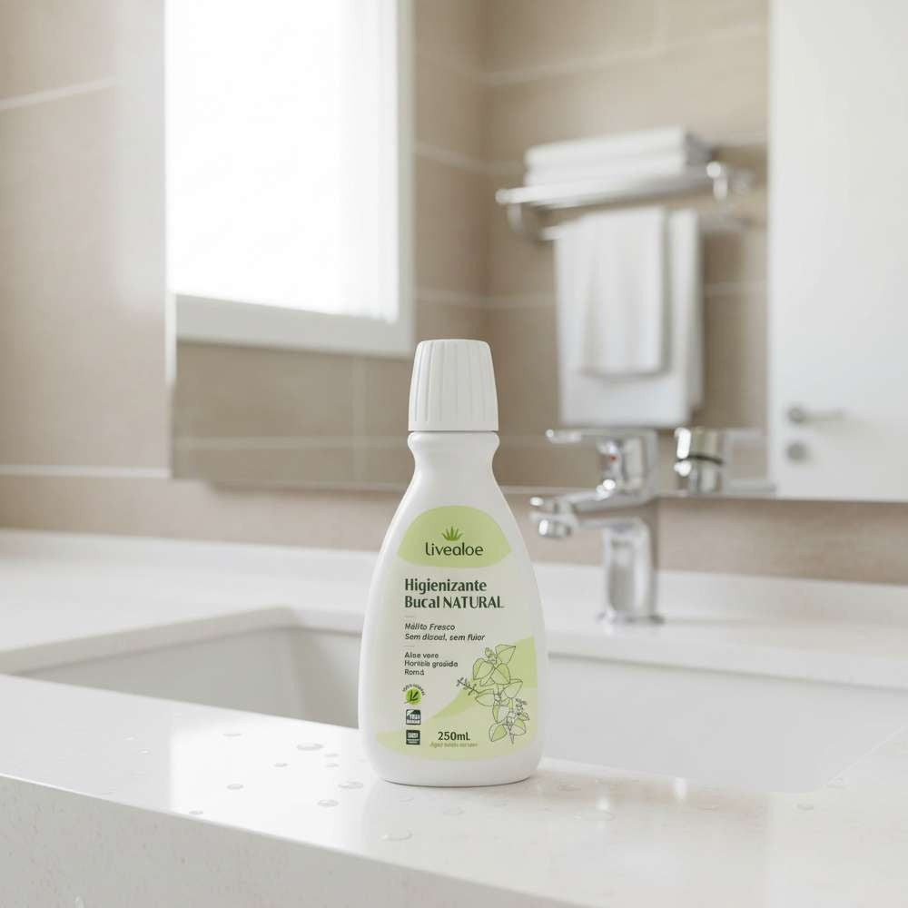 Higienizante Bucal Natural Livealoe 250ml