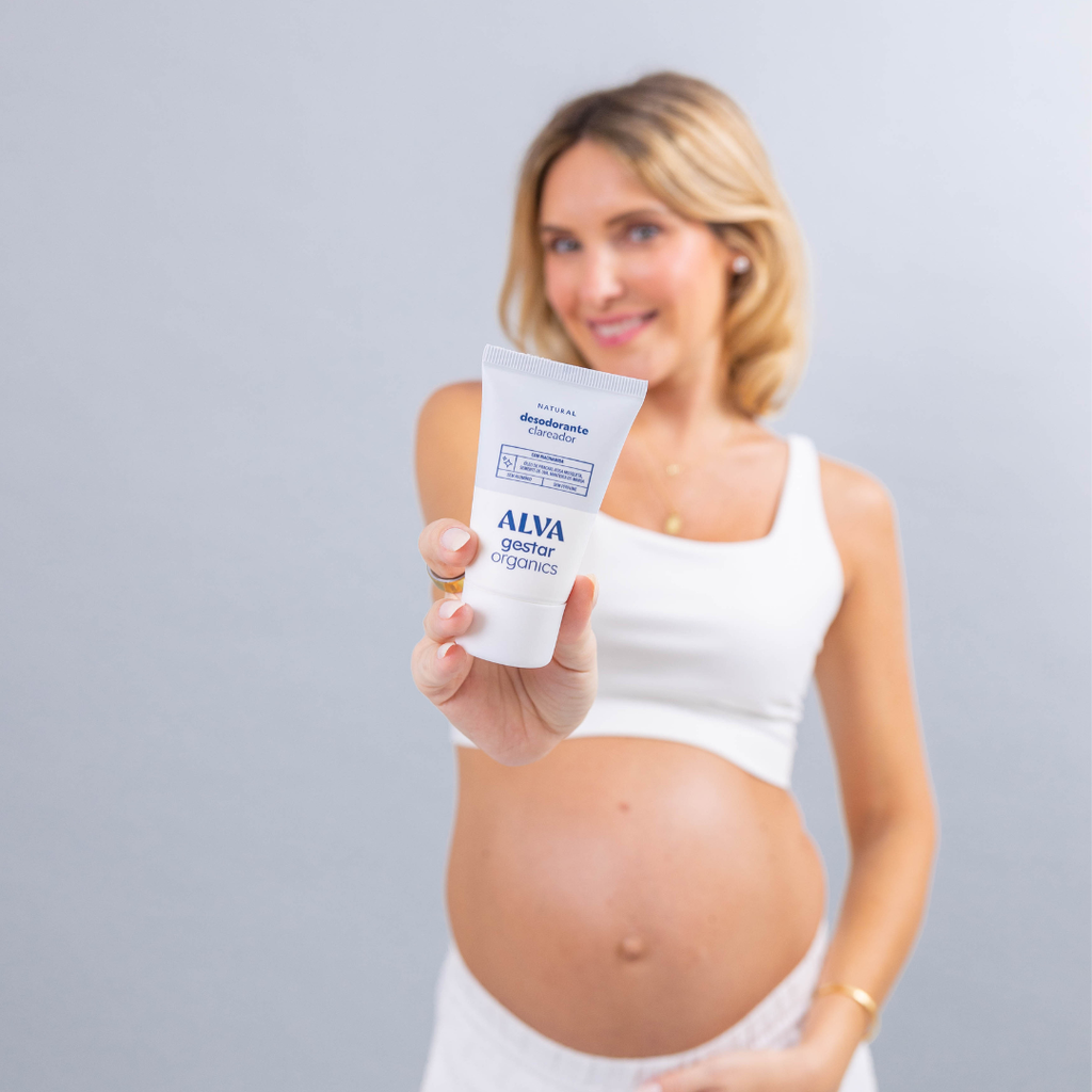 Desodorante Clareador Natural Alva + GestarOrganics 50ml - Sem Aluminio