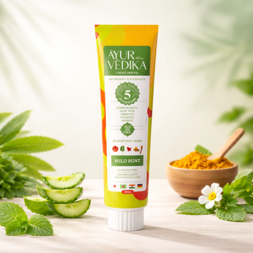Creme Dental Ayurvédico Sem Flúor Wild Mint