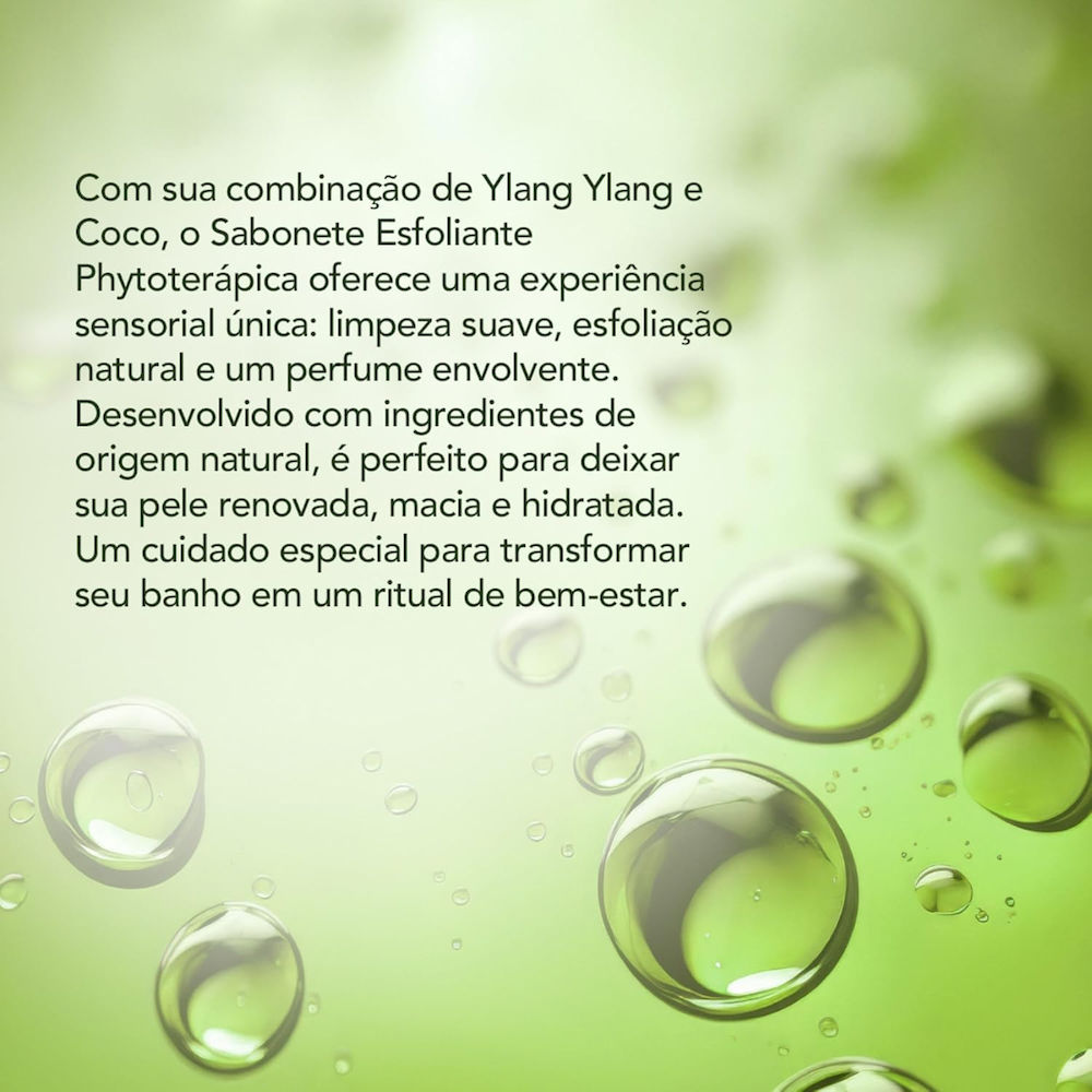 Sabonete Vegetal Esfoliante Ylang Ylang & Coco Phytoterápica 100g