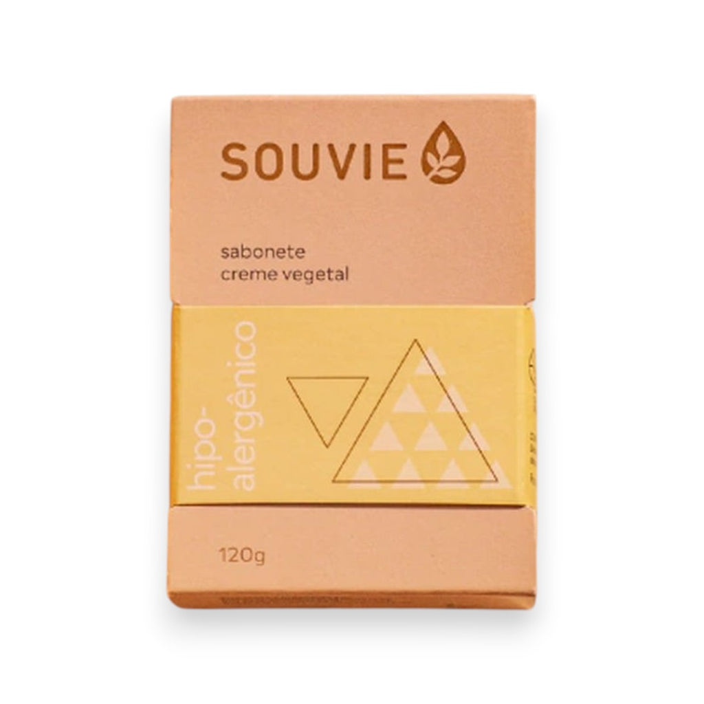 Sabonete Creme Vegetal Hipo Alergênico Souvie 120g