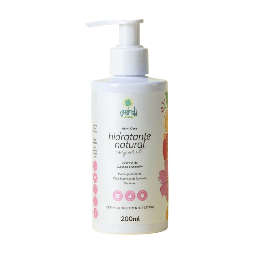 Hidratante Corporal Natural Ginseng e Gerânio - Verdi