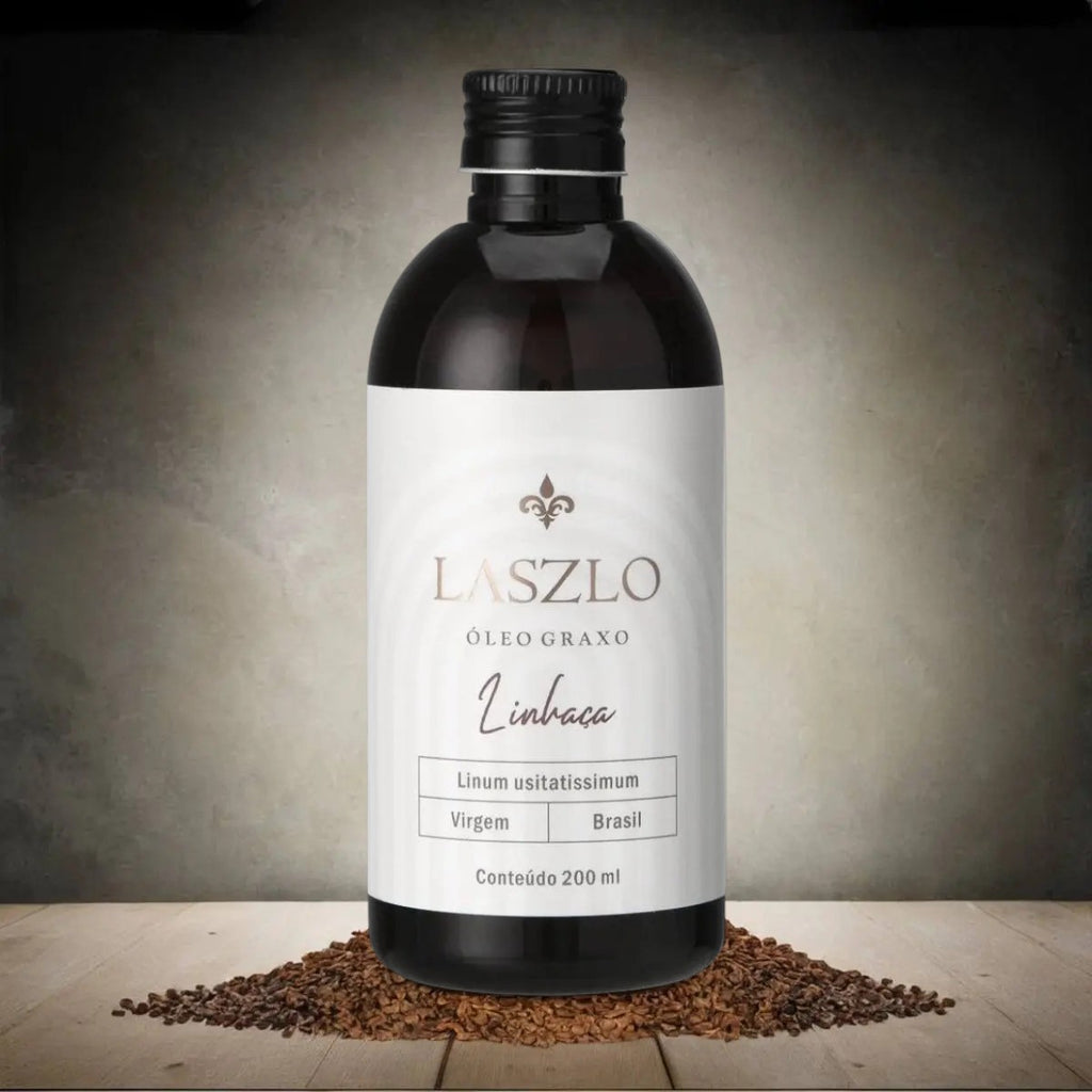 Óleo Vegetal Graxo de Linhaça Extravirgem Laszlo 200ml