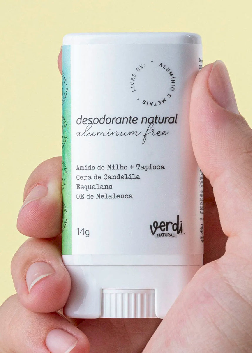 Desodorante Stick Natural Sem Alumínio Verdi Natural 14g