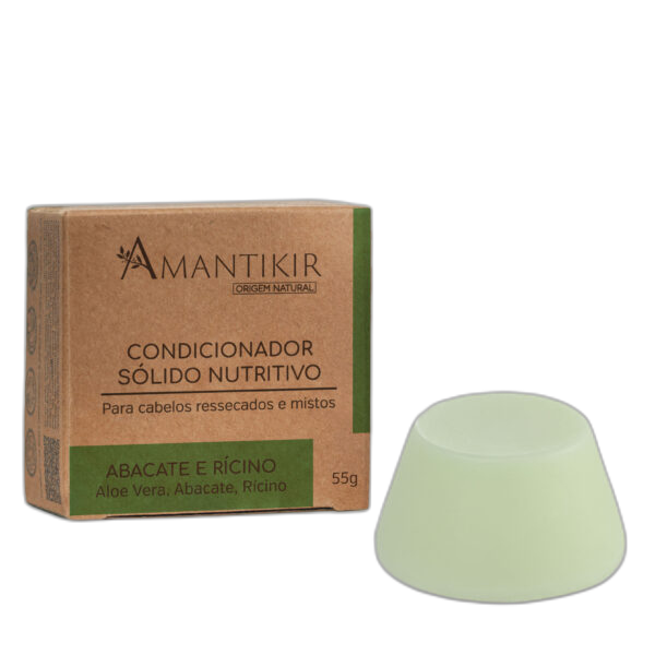 Condicionador Sólido Nutritivo – Abacate e Rícino 55g