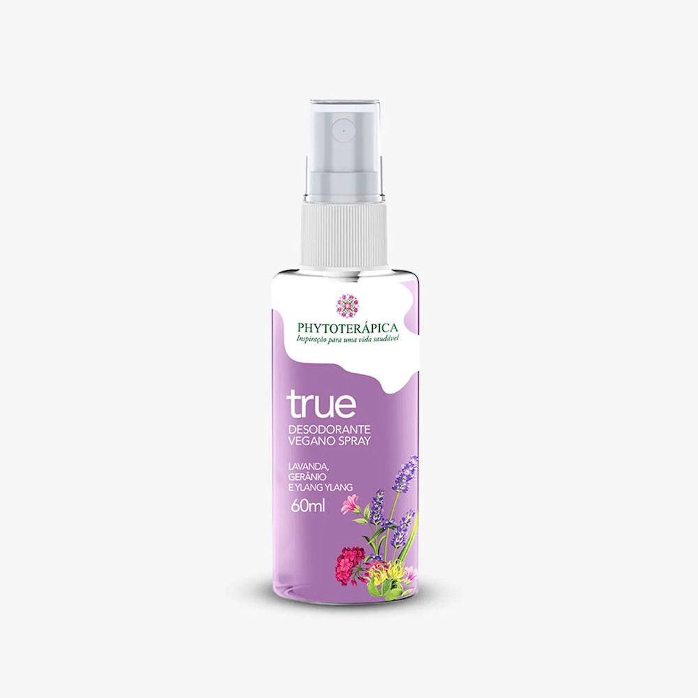 Desodorante Vegano Spray True Phytoterápica 60ml