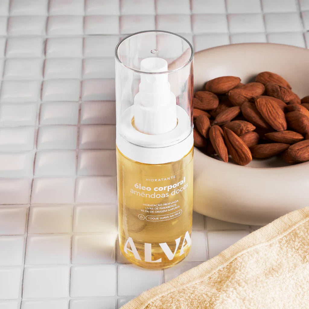 Óleo Corporal Hidratante de Amêndoa Doce Alva 100ml
