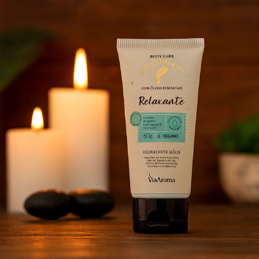 Hidratante Mãos Relaxante Aromatherapy 60g Via Aroma