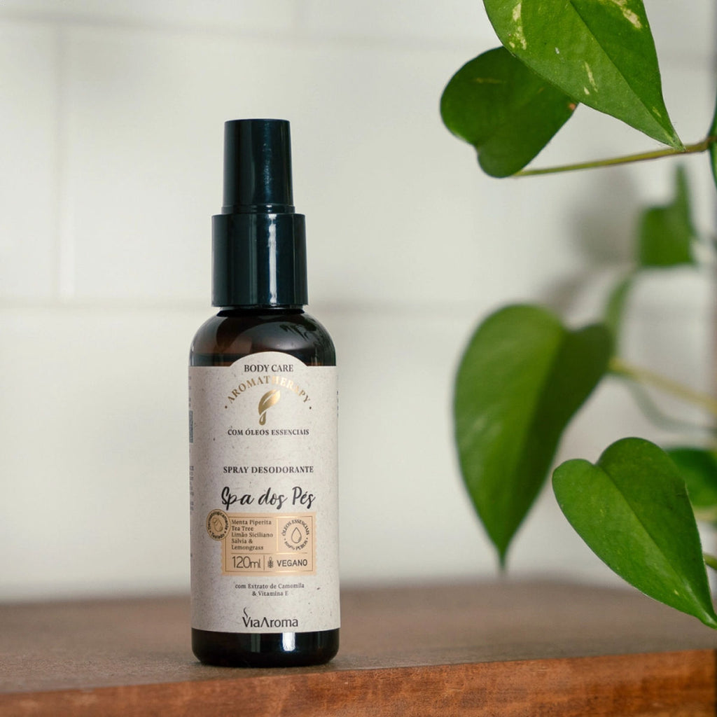 Spray Desodorante Spa dos Pés Aromatherapy Via Aroma 120mL