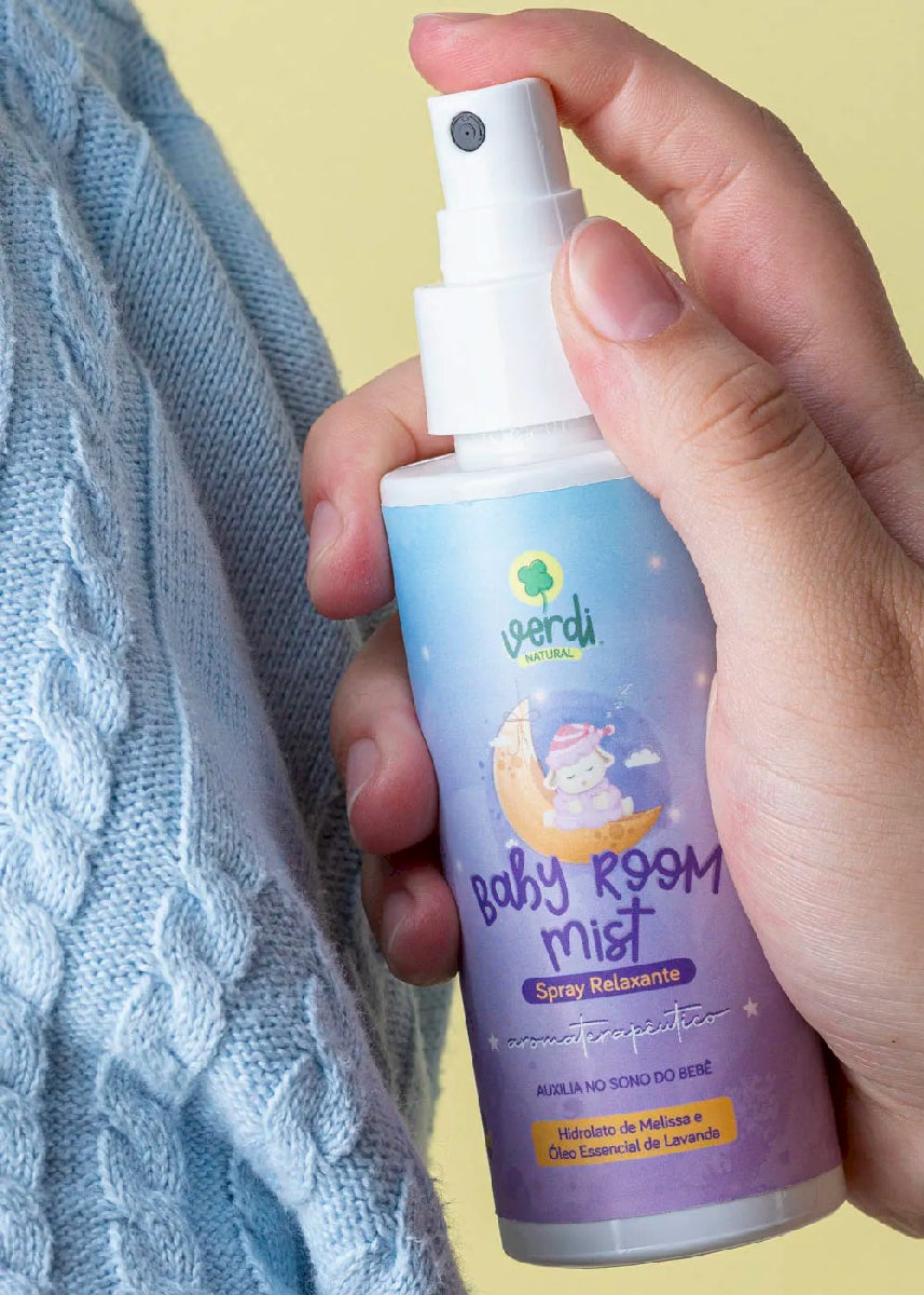 Baby Room Mist Spray Relaxante para Bebê com Lavanda e Melissa