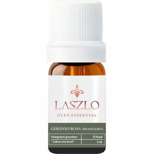 Óleo Essencial Gerânio-Rosa Brasileiro GT Brasil 5 ml