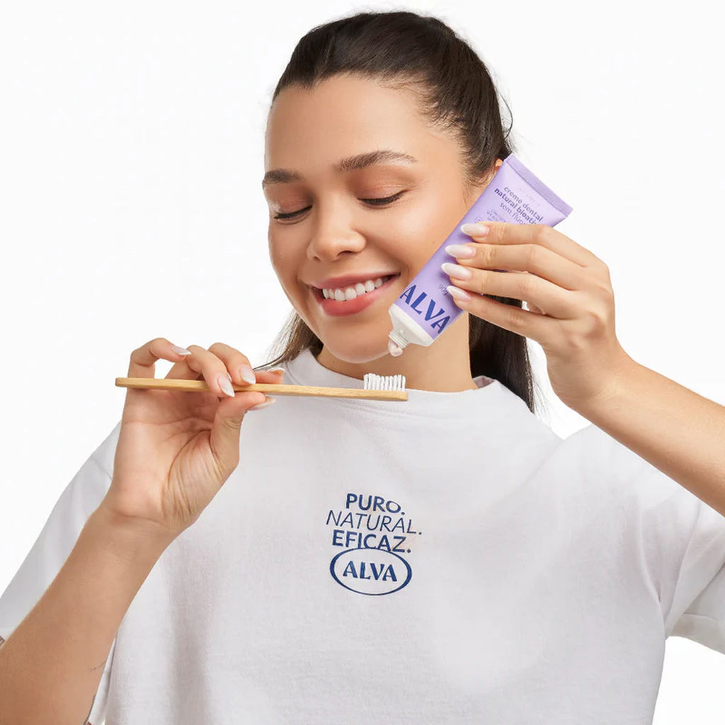 Pasta de Dente No Stress Lavanda e Laranja Vegano 90g Alva