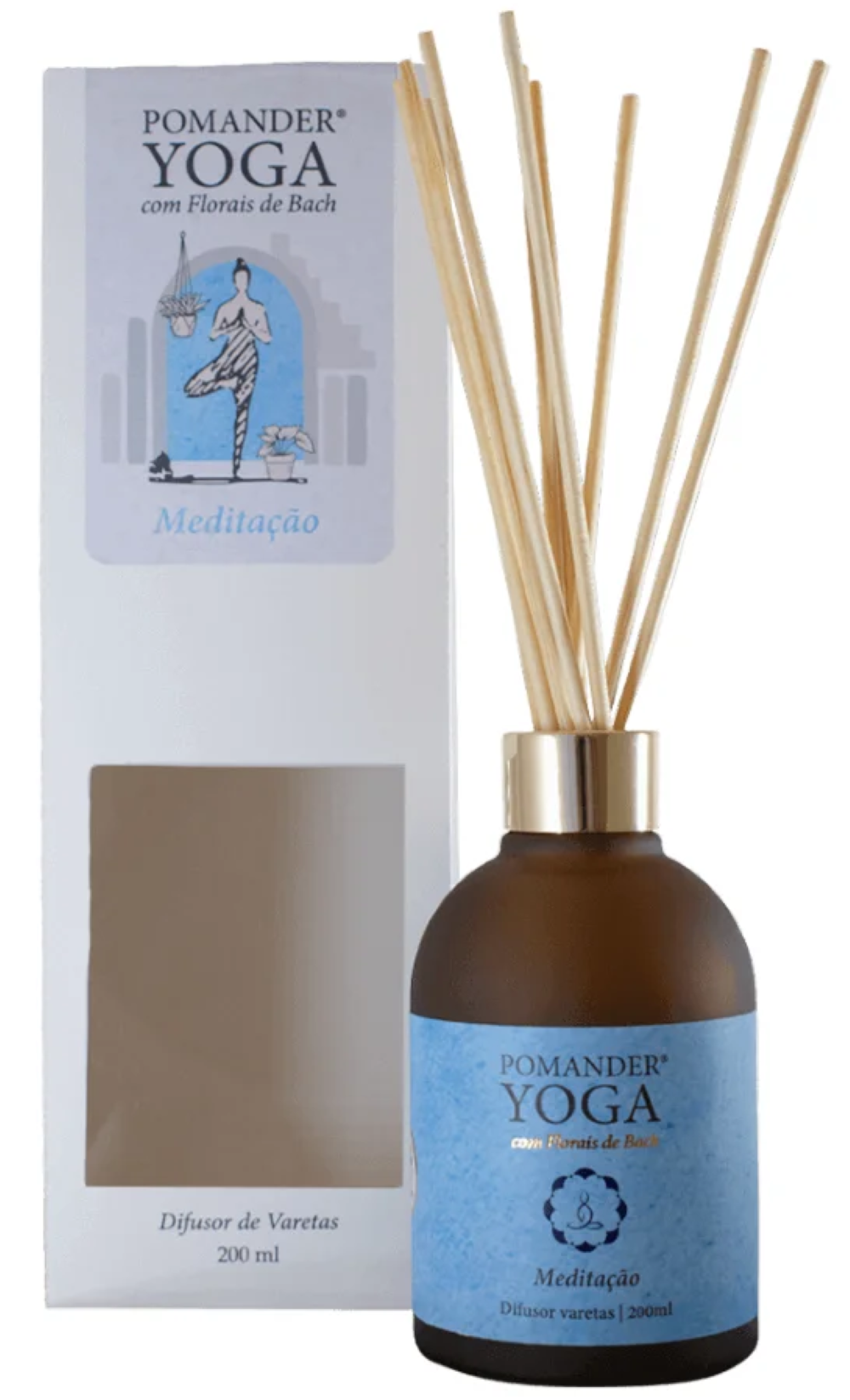Pomander Yoga Meditação Difusor Varetas 200ML