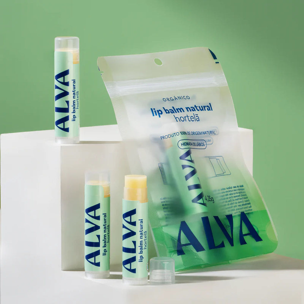 Hidratante Labial Orgânico Hortelã 4,25g Alva