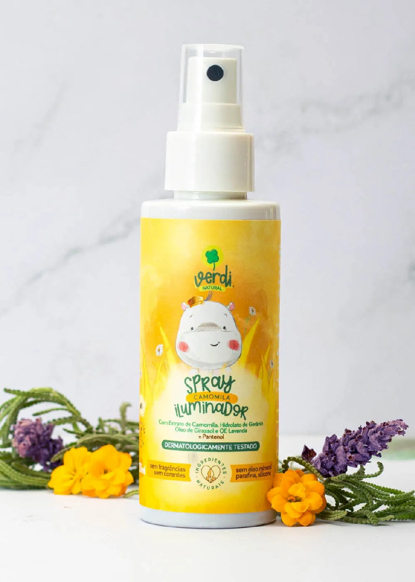 Spray Clareador de Cabelo com Camomila e Pantenol Verdi Natural