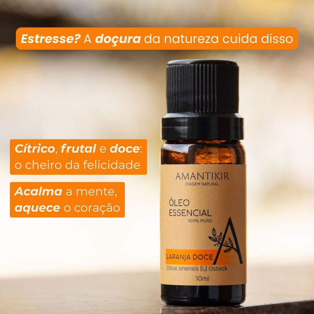 Óleo Essencial de Laranja Doce Amantikir 10ml