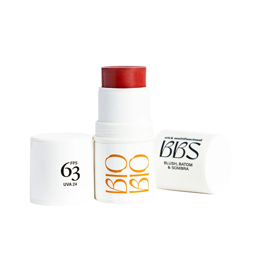 BioBio BBS 4x1 Blush Batom Sombra FPS63 Mineral 5g Roma