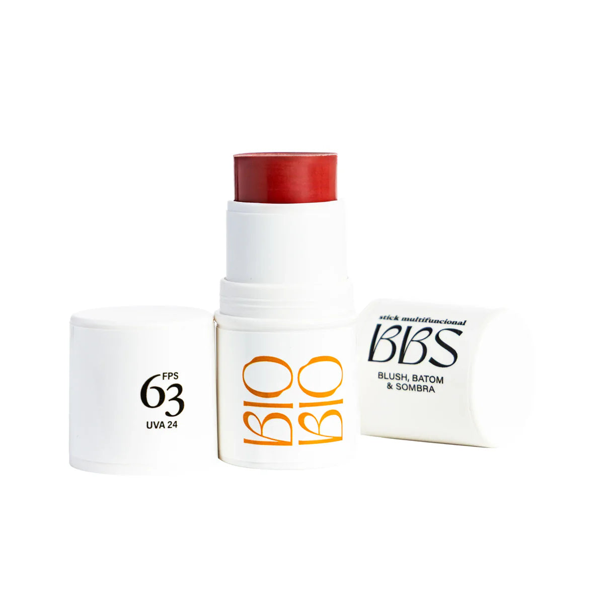 BioBio BBS 4x1 Blush Batom Sombra FPS63 Mineral 5g Roma