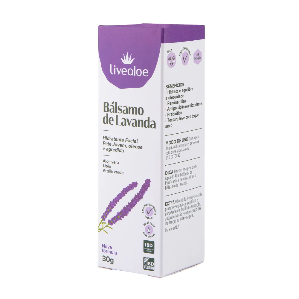 BÁLSAMO DE LAVANDA 30G Livealoe