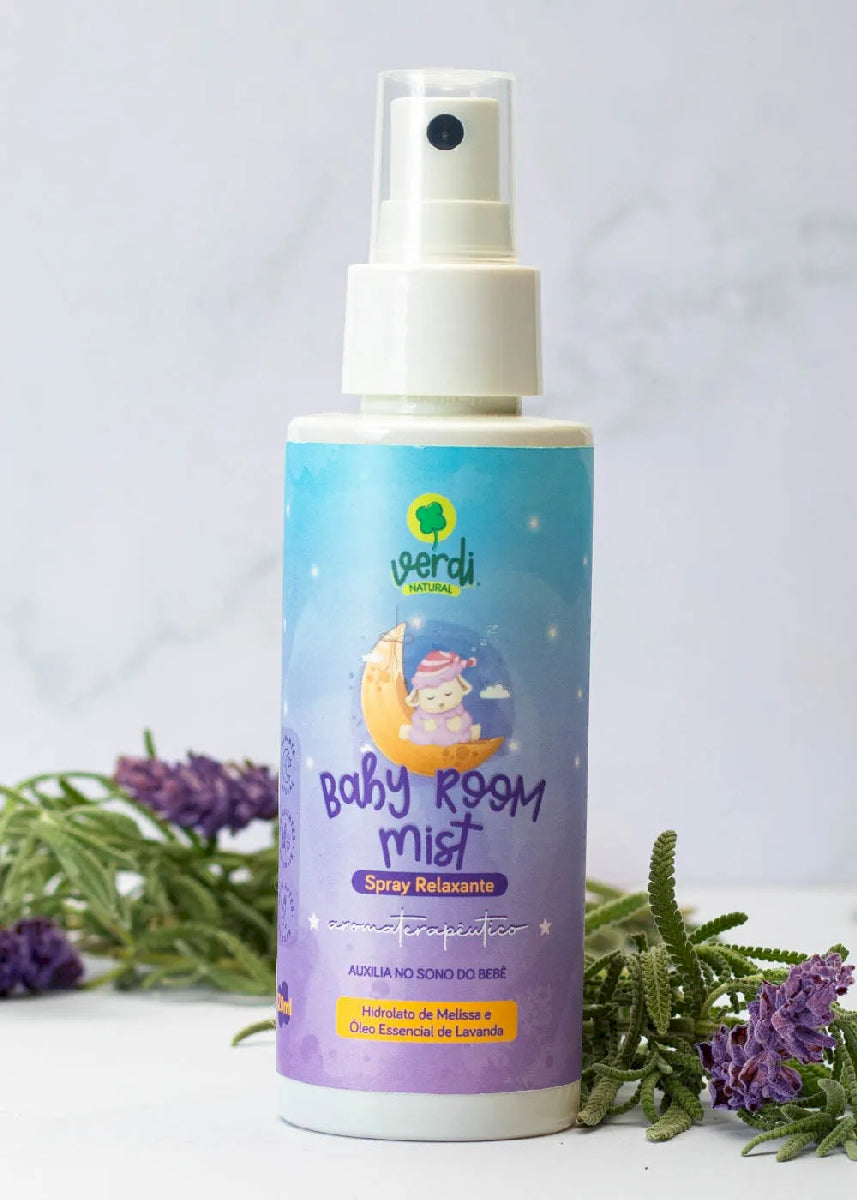 Baby Room Mist Spray Relaxante para Bebê com Lavanda e Melissa